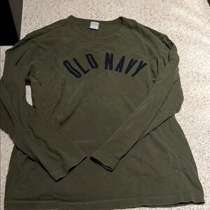 Old Navy Men's Green Long Sleeve Shirt